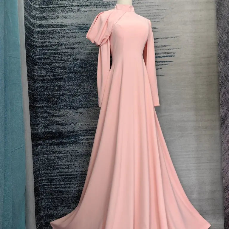 Slim-fit Mop Dress for Women in Large Size