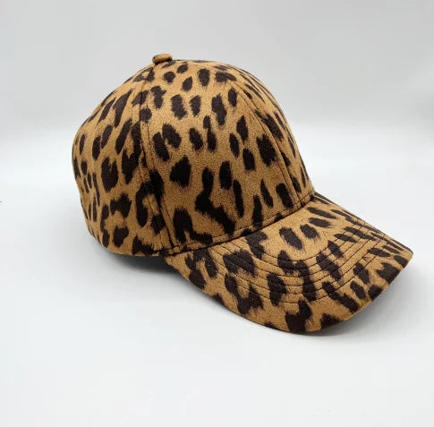Personalized Leopard Print Octagonal Hat for Women
